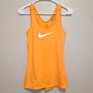 Orange Nike Pro DriFit Tank